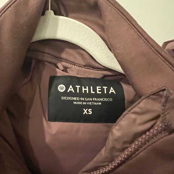 Athleta Inlet Jacket - Smoked Almond Brown (purply brown color) XS - Picture 2 of 3